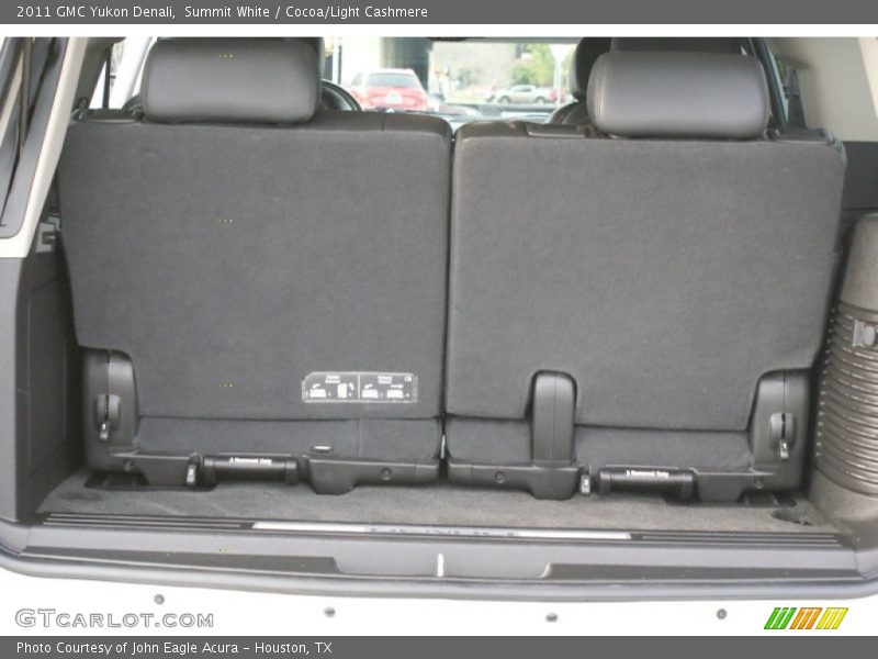 Summit White / Cocoa/Light Cashmere 2011 GMC Yukon Denali
