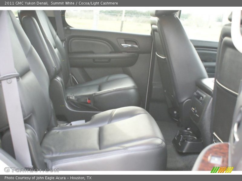 Summit White / Cocoa/Light Cashmere 2011 GMC Yukon Denali