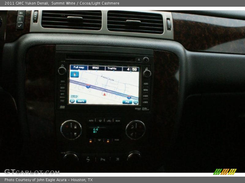 Summit White / Cocoa/Light Cashmere 2011 GMC Yukon Denali