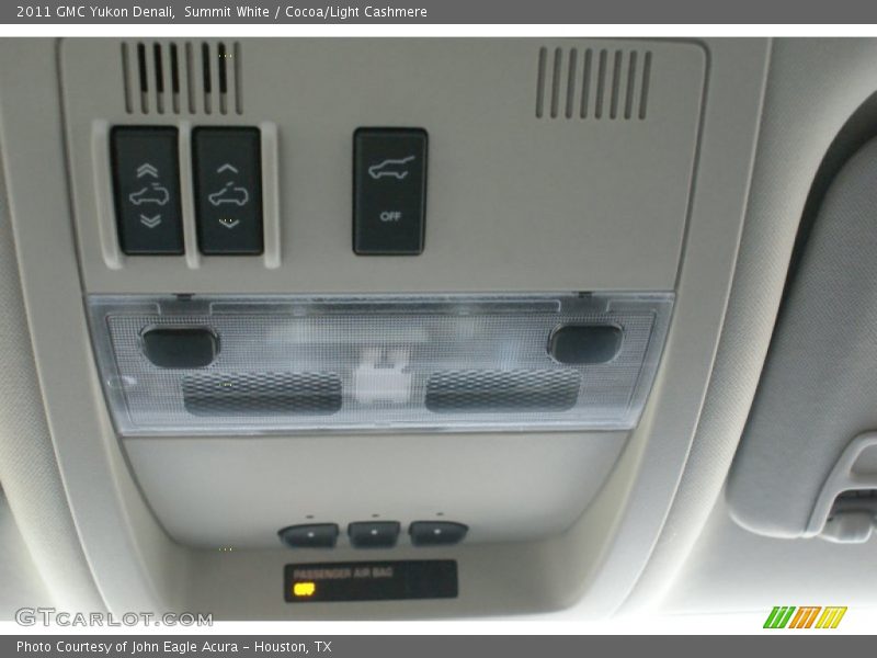 Summit White / Cocoa/Light Cashmere 2011 GMC Yukon Denali