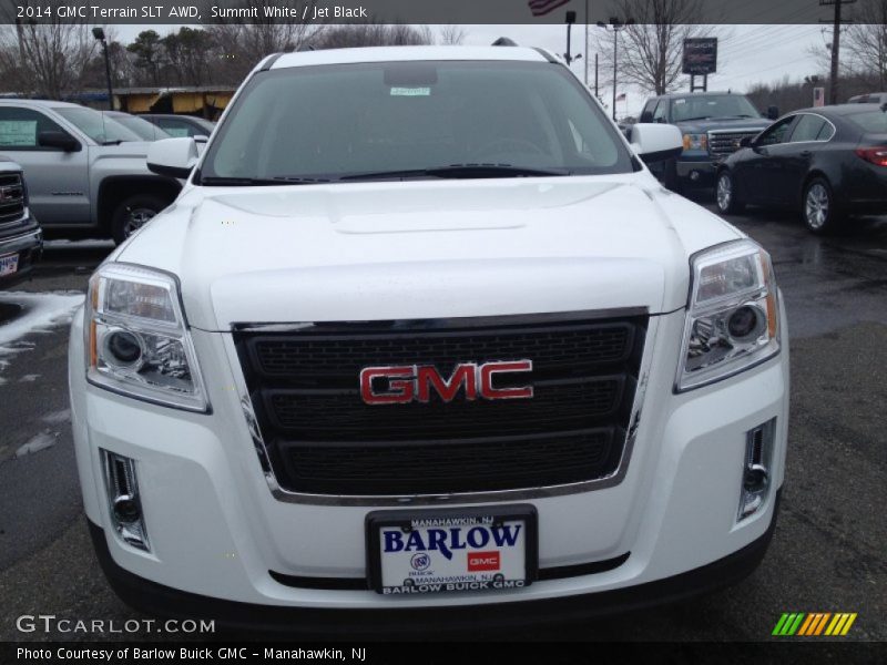 Summit White / Jet Black 2014 GMC Terrain SLT AWD