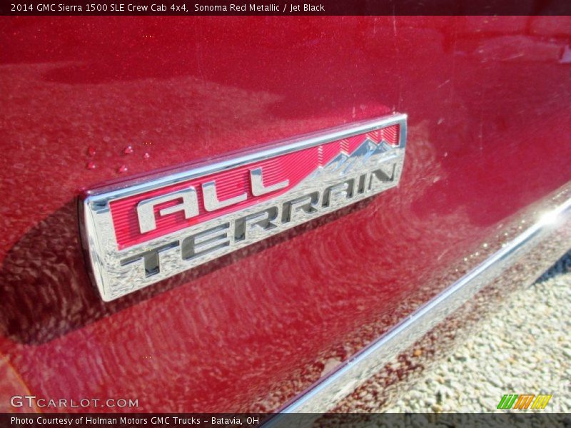 Sonoma Red Metallic / Jet Black 2014 GMC Sierra 1500 SLE Crew Cab 4x4