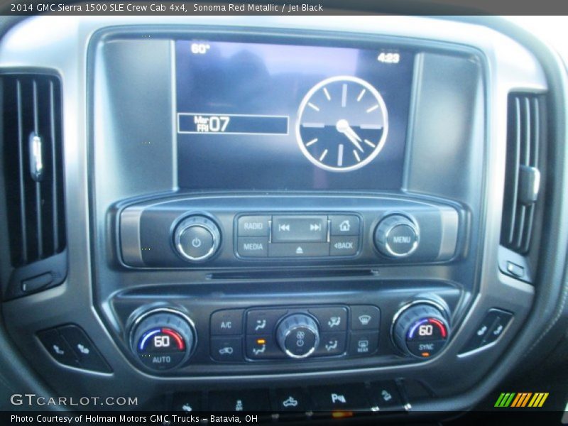 Sonoma Red Metallic / Jet Black 2014 GMC Sierra 1500 SLE Crew Cab 4x4