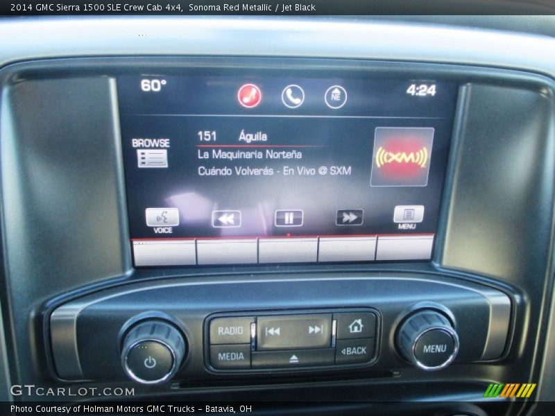 Sonoma Red Metallic / Jet Black 2014 GMC Sierra 1500 SLE Crew Cab 4x4