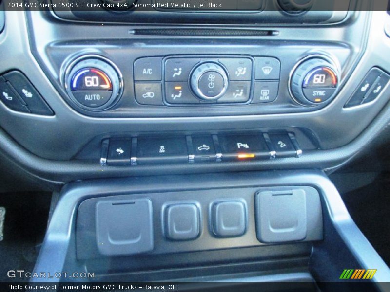 Sonoma Red Metallic / Jet Black 2014 GMC Sierra 1500 SLE Crew Cab 4x4