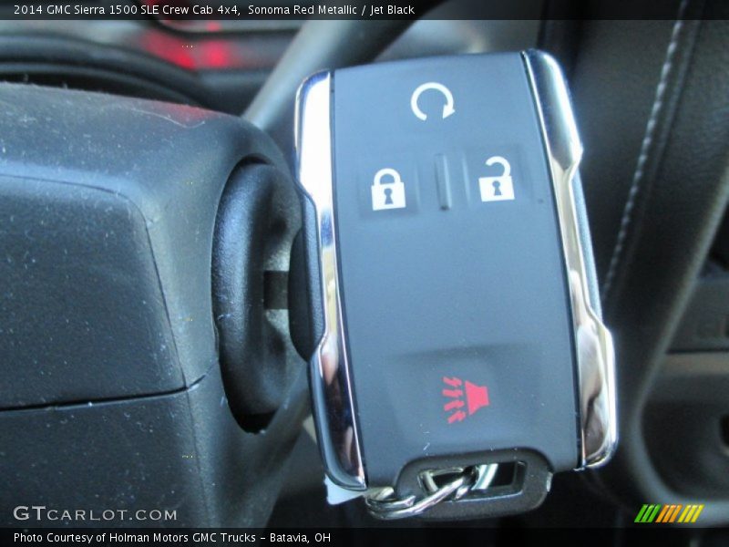 Sonoma Red Metallic / Jet Black 2014 GMC Sierra 1500 SLE Crew Cab 4x4