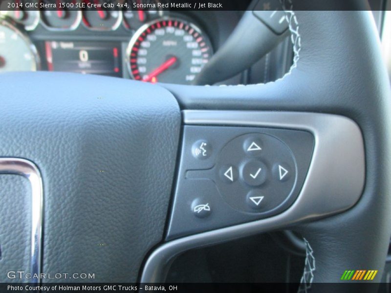 Sonoma Red Metallic / Jet Black 2014 GMC Sierra 1500 SLE Crew Cab 4x4