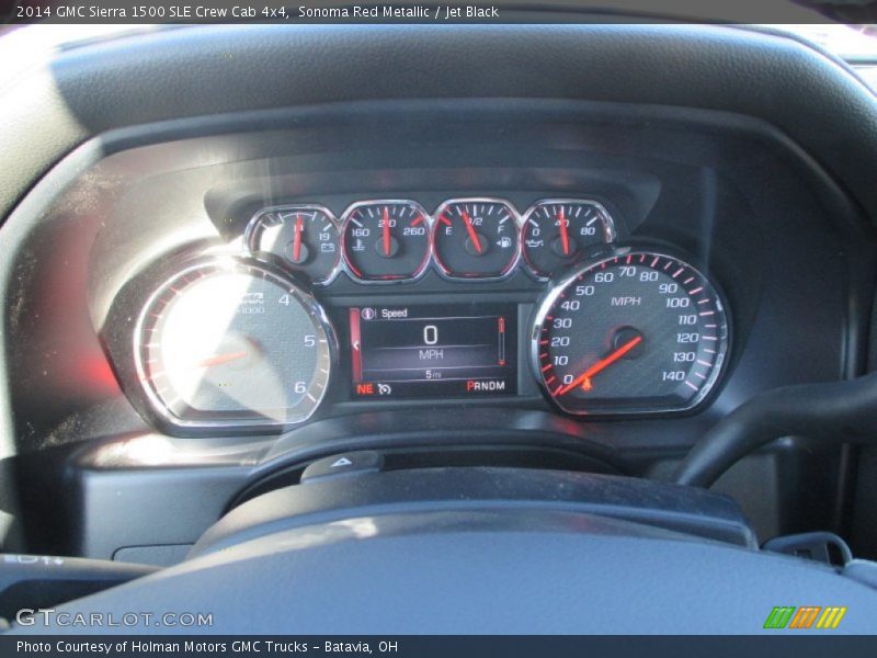Sonoma Red Metallic / Jet Black 2014 GMC Sierra 1500 SLE Crew Cab 4x4