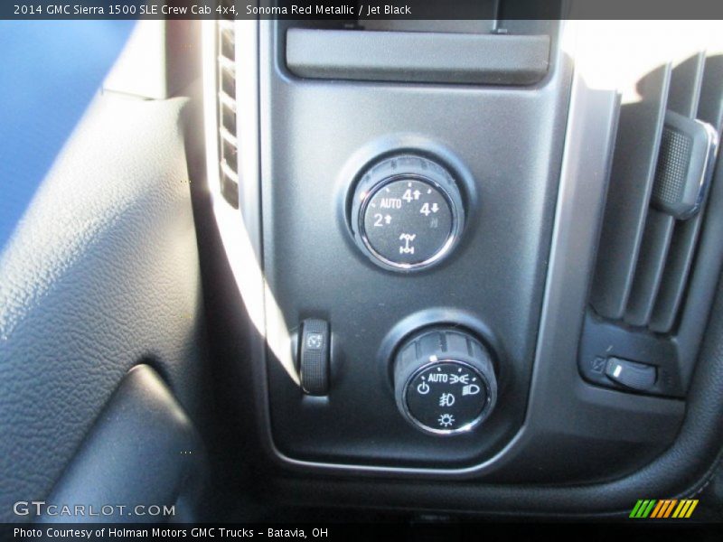 Sonoma Red Metallic / Jet Black 2014 GMC Sierra 1500 SLE Crew Cab 4x4