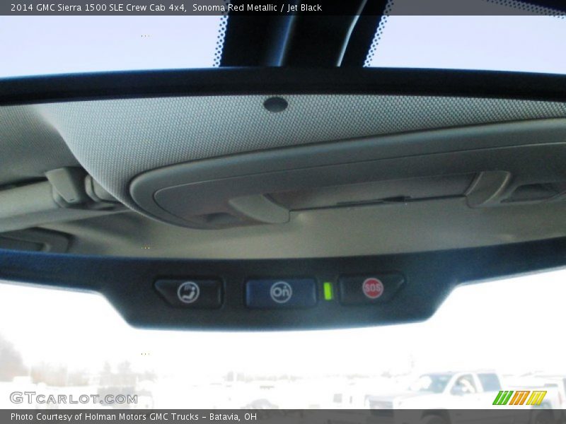 Sonoma Red Metallic / Jet Black 2014 GMC Sierra 1500 SLE Crew Cab 4x4