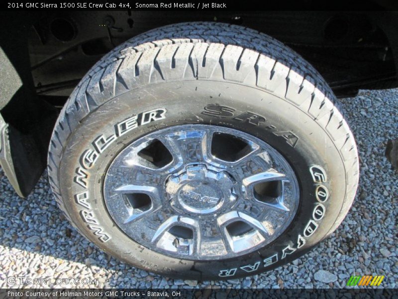 Sonoma Red Metallic / Jet Black 2014 GMC Sierra 1500 SLE Crew Cab 4x4