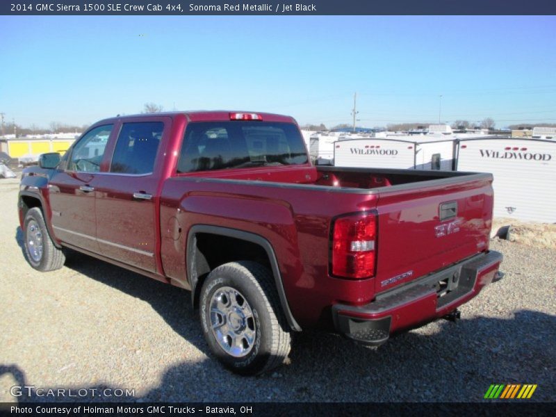 Sonoma Red Metallic / Jet Black 2014 GMC Sierra 1500 SLE Crew Cab 4x4