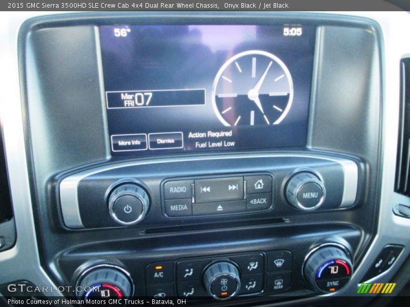 Controls of 2015 Sierra 3500HD SLE Crew Cab 4x4 Dual Rear Wheel Chassis