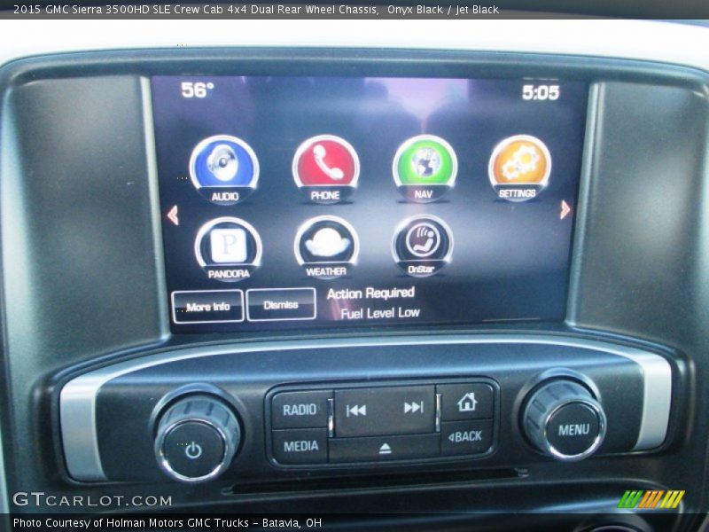 Onyx Black / Jet Black 2015 GMC Sierra 3500HD SLE Crew Cab 4x4 Dual Rear Wheel Chassis