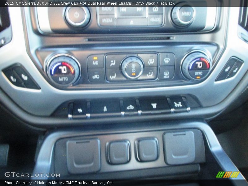 Controls of 2015 Sierra 3500HD SLE Crew Cab 4x4 Dual Rear Wheel Chassis