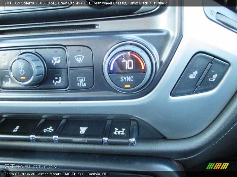 Controls of 2015 Sierra 3500HD SLE Crew Cab 4x4 Dual Rear Wheel Chassis