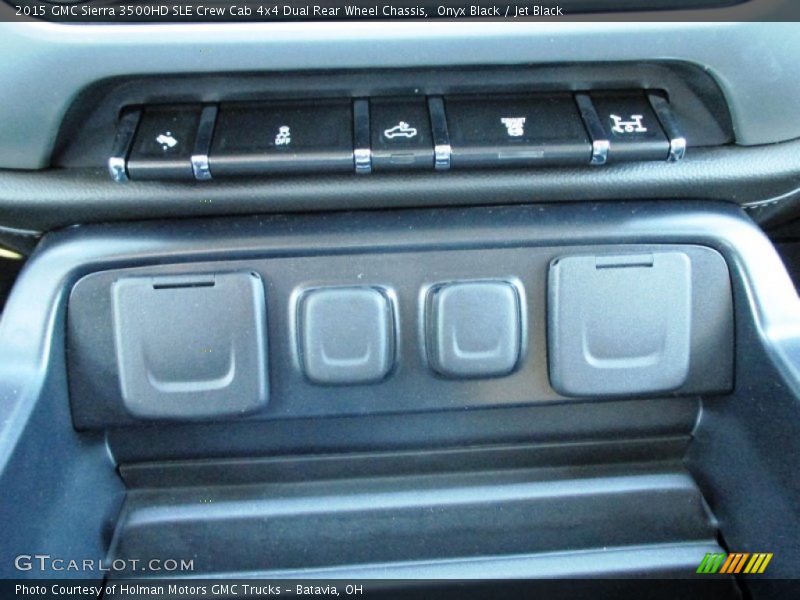 Controls of 2015 Sierra 3500HD SLE Crew Cab 4x4 Dual Rear Wheel Chassis