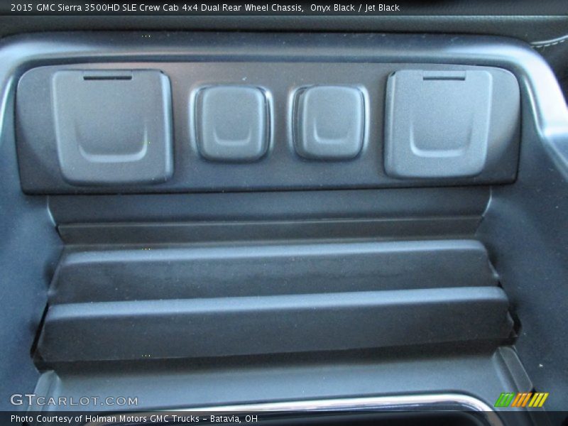 Onyx Black / Jet Black 2015 GMC Sierra 3500HD SLE Crew Cab 4x4 Dual Rear Wheel Chassis