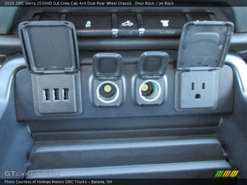 Controls of 2015 Sierra 3500HD SLE Crew Cab 4x4 Dual Rear Wheel Chassis