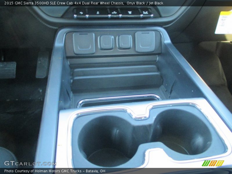 Onyx Black / Jet Black 2015 GMC Sierra 3500HD SLE Crew Cab 4x4 Dual Rear Wheel Chassis