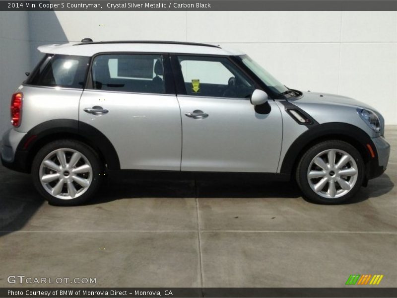 Crystal Silver Metallic / Carbon Black 2014 Mini Cooper S Countryman