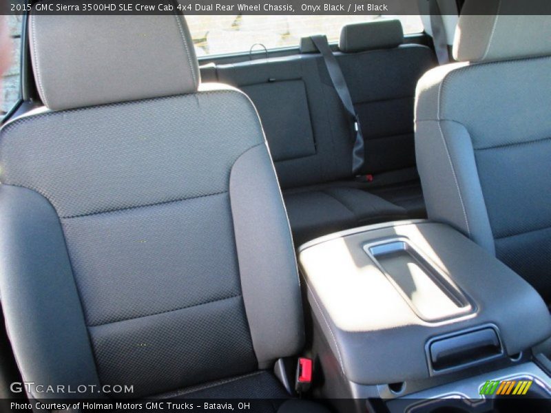 Onyx Black / Jet Black 2015 GMC Sierra 3500HD SLE Crew Cab 4x4 Dual Rear Wheel Chassis