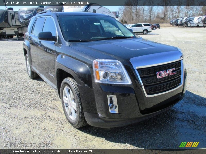 Carbon Black Metallic / Jet Black 2014 GMC Terrain SLE