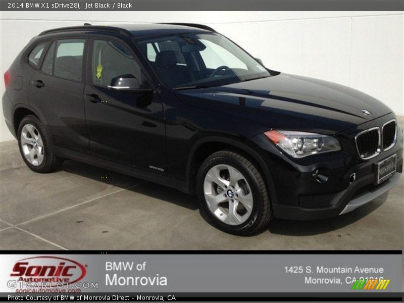 Jet Black / Black 2014 BMW X1 sDrive28i