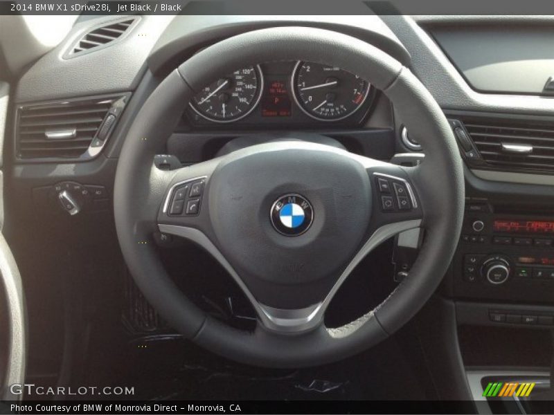 Jet Black / Black 2014 BMW X1 sDrive28i