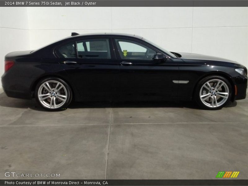 Jet Black / Oyster 2014 BMW 7 Series 750i Sedan