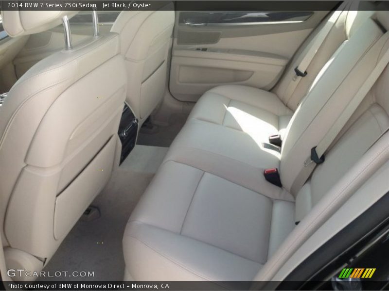 Rear Seat of 2014 7 Series 750i Sedan