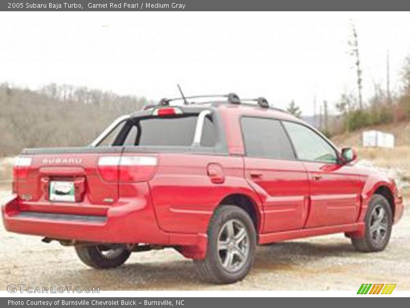 Garnet Red Pearl / Medium Gray 2005 Subaru Baja Turbo