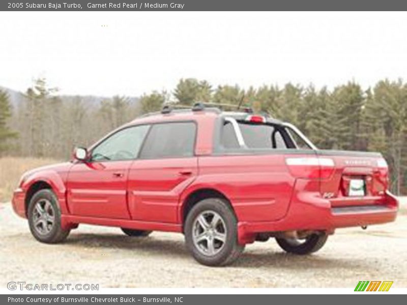 Garnet Red Pearl / Medium Gray 2005 Subaru Baja Turbo