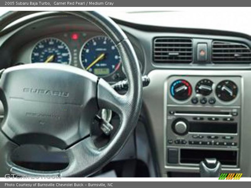 Garnet Red Pearl / Medium Gray 2005 Subaru Baja Turbo