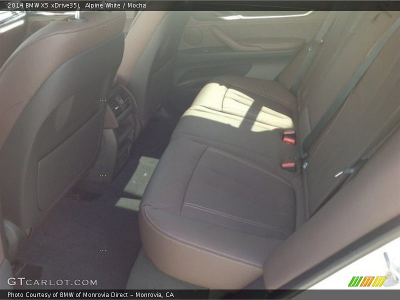 Alpine White / Mocha 2014 BMW X5 xDrive35i