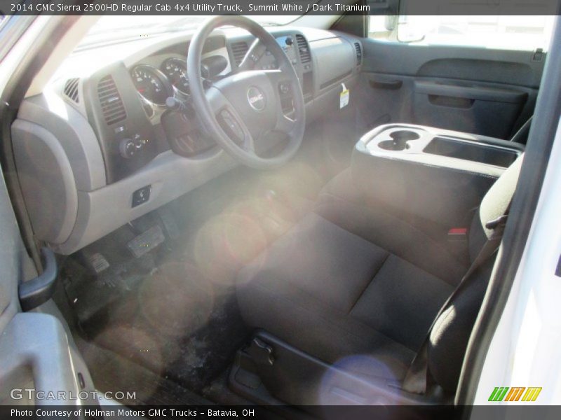 Summit White / Dark Titanium 2014 GMC Sierra 2500HD Regular Cab 4x4 Utility Truck