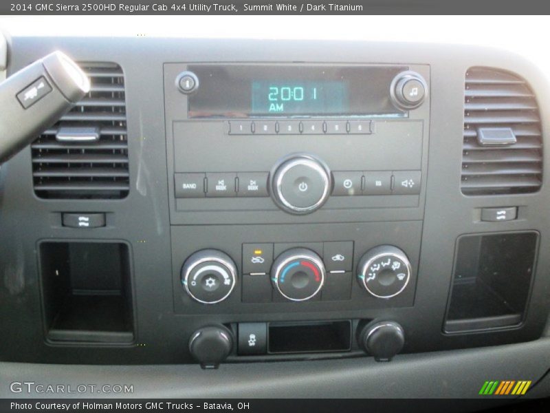 Summit White / Dark Titanium 2014 GMC Sierra 2500HD Regular Cab 4x4 Utility Truck