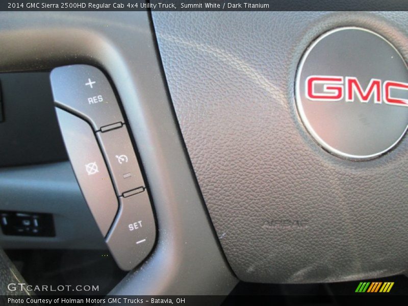 Summit White / Dark Titanium 2014 GMC Sierra 2500HD Regular Cab 4x4 Utility Truck
