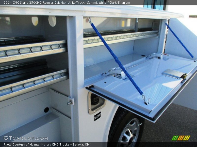 Summit White / Dark Titanium 2014 GMC Sierra 2500HD Regular Cab 4x4 Utility Truck