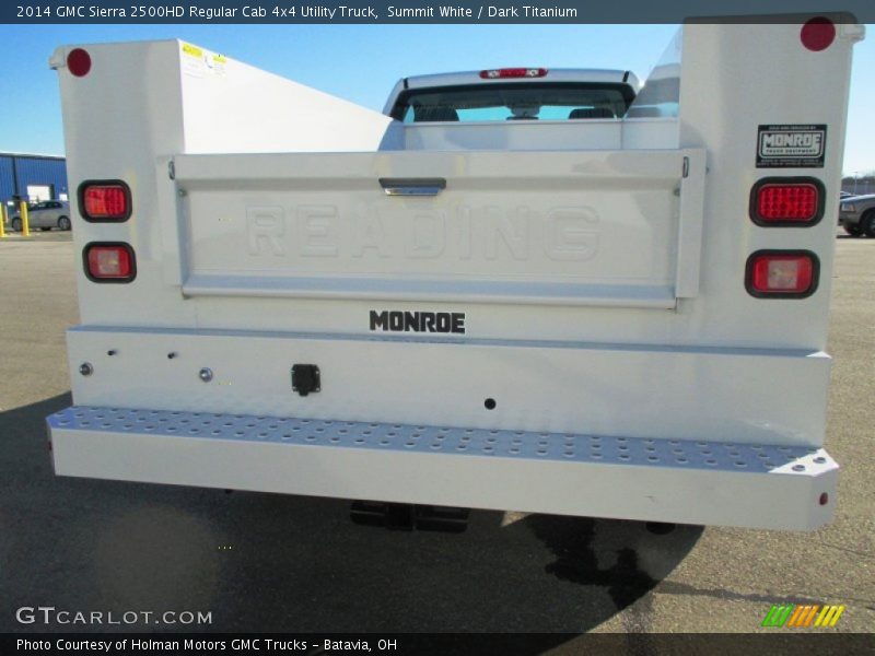 Summit White / Dark Titanium 2014 GMC Sierra 2500HD Regular Cab 4x4 Utility Truck