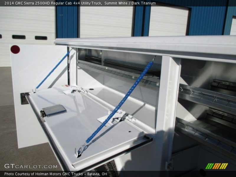 Summit White / Dark Titanium 2014 GMC Sierra 2500HD Regular Cab 4x4 Utility Truck