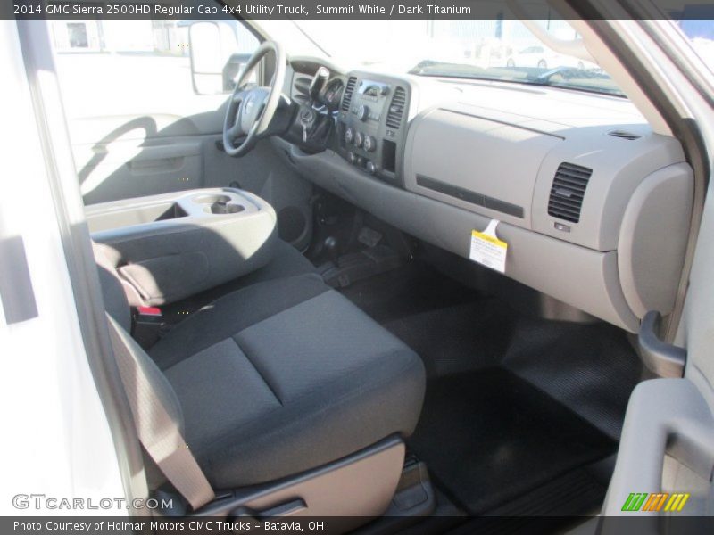 Summit White / Dark Titanium 2014 GMC Sierra 2500HD Regular Cab 4x4 Utility Truck