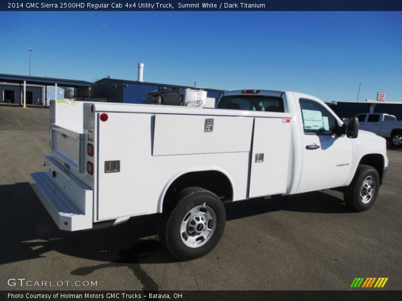 Summit White / Dark Titanium 2014 GMC Sierra 2500HD Regular Cab 4x4 Utility Truck