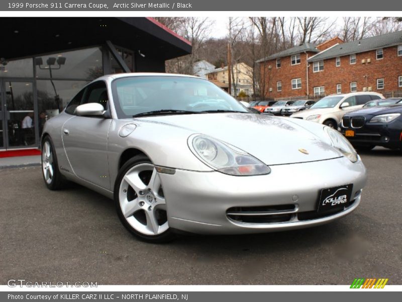 Arctic Silver Metallic / Black 1999 Porsche 911 Carrera Coupe
