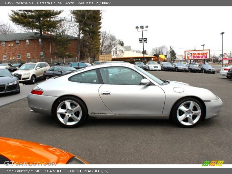 Arctic Silver Metallic / Black 1999 Porsche 911 Carrera Coupe