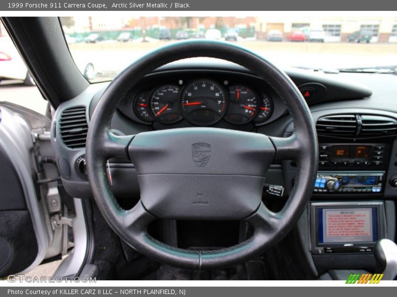 Arctic Silver Metallic / Black 1999 Porsche 911 Carrera Coupe