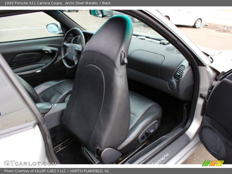 Arctic Silver Metallic / Black 1999 Porsche 911 Carrera Coupe