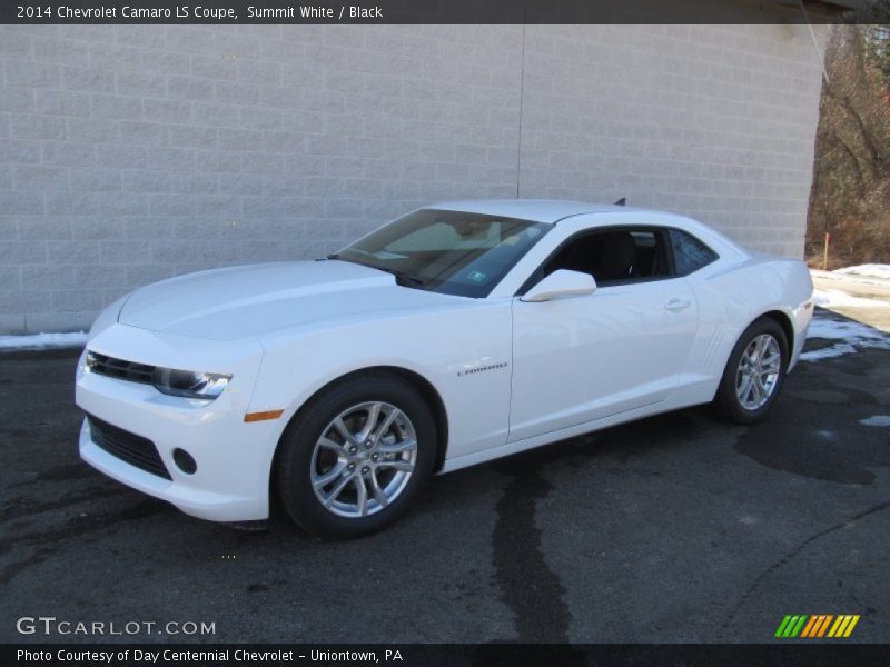 Summit White / Black 2014 Chevrolet Camaro LS Coupe
