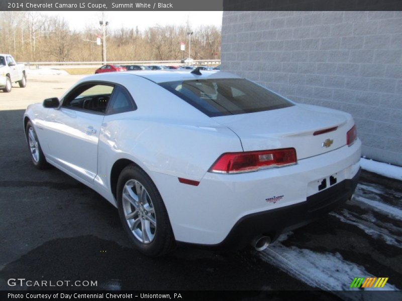 Summit White / Black 2014 Chevrolet Camaro LS Coupe