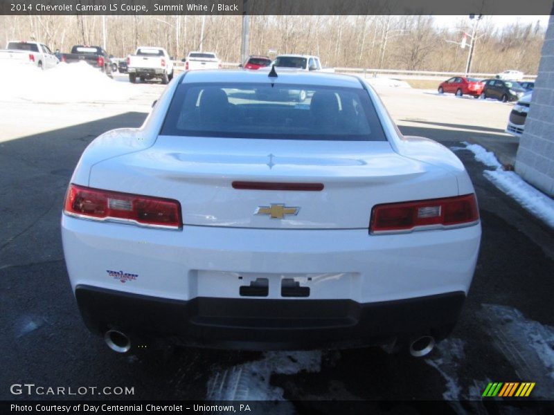 Summit White / Black 2014 Chevrolet Camaro LS Coupe